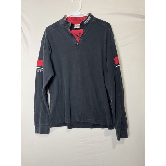 Men’s Spyder Quarter-Zip Pullover Large - Picture 1 of 3